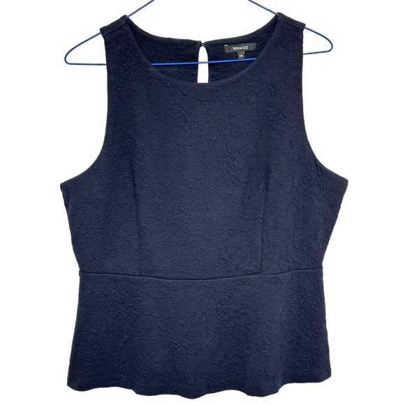 293 - RW & CO NAVY TOP 63% COTTON - Picture 6 of 14